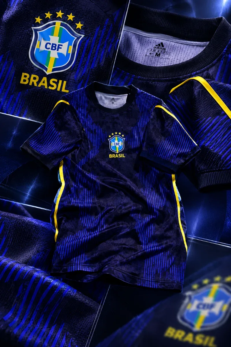 تيشيرت منتخب البرازيل كأس العالم  2026  _ كحلي 